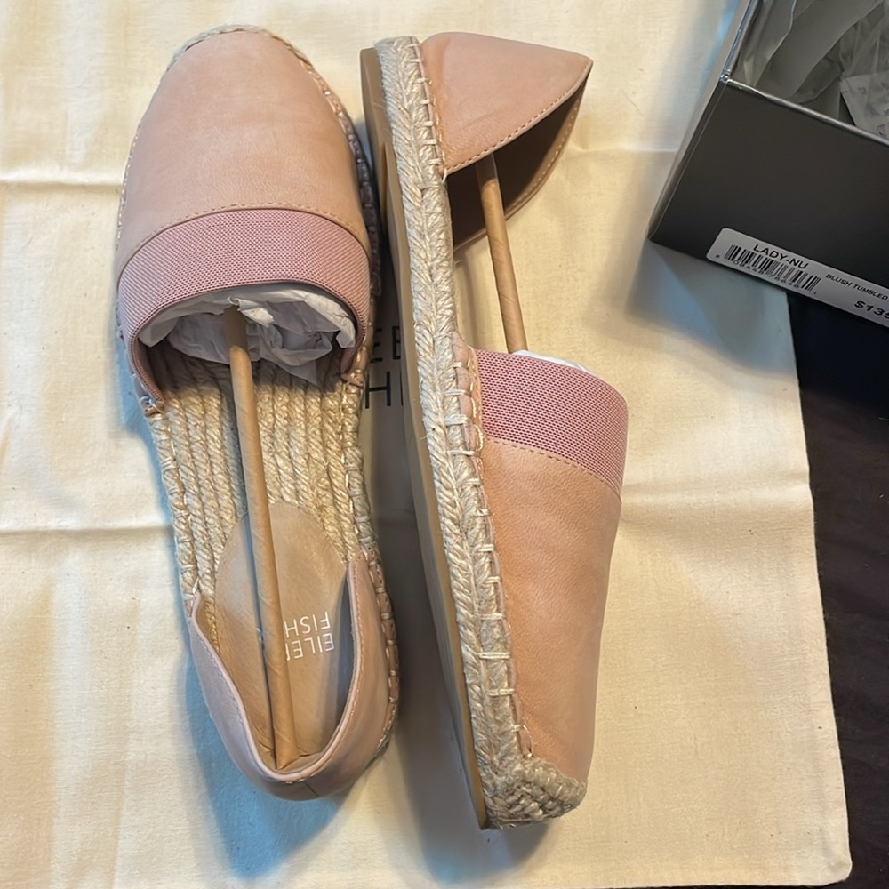Eileen Fisher Blush Espadrille Flats